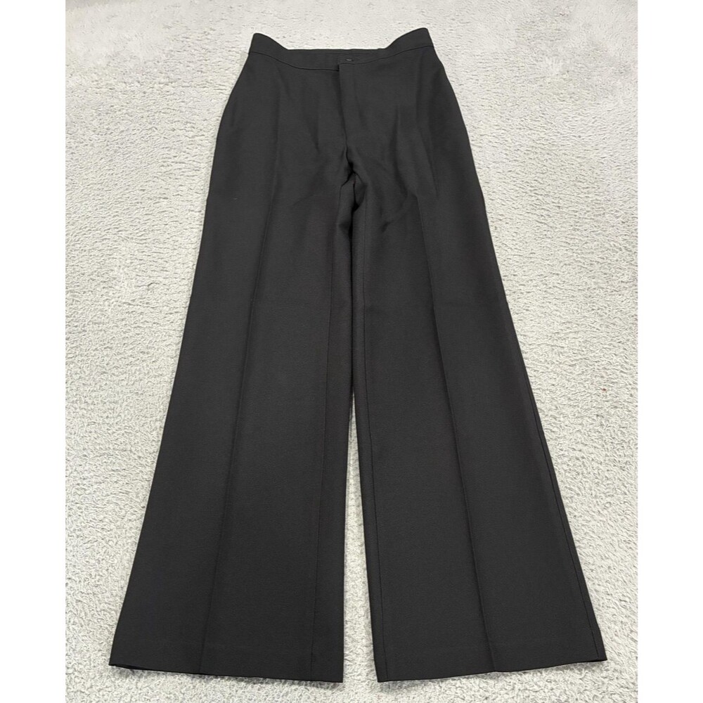 Levi's Pants Womens 12S Black Wide Leg Polyester Twill Dress Pants Office Career